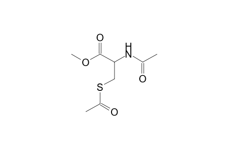 2-Acetamido-3-(acetylthio)propanoic acid, methyl ester