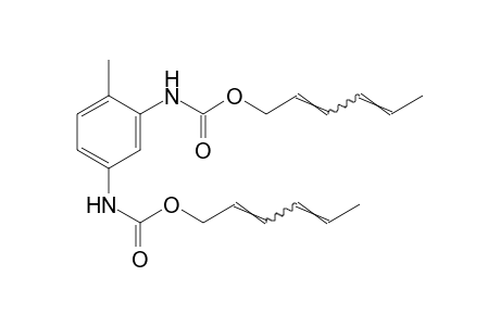 toluene-2,4-dicarbamic acid, di-2,4-hexadienyl ester