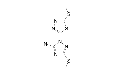 2-(5-AMINO-3-METHYLTHIO-1H-1,2,4-TRIAZOL-1-YL)-5-METHYLTHIO-1,3,4-THIADIAZOLE