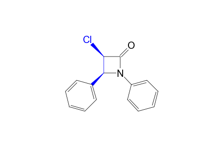 cis-3-Chloro-1,4-diphenyl-2-azetidinone