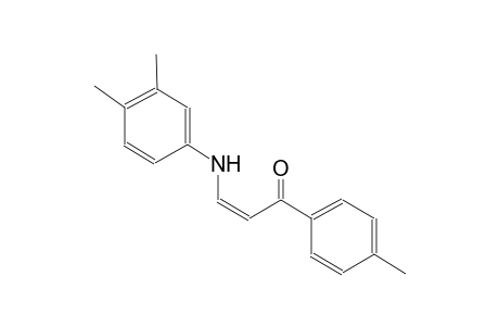 2-propen-1-one, 3-[(3,4-dimethylphenyl)amino]-1-(4-methylphenyl)-, (2Z)-