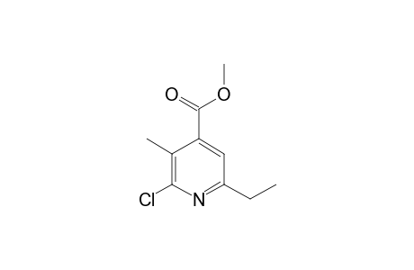 2-chloro-6-ethyl-3-methyl-isonicotinic acid methyl ester