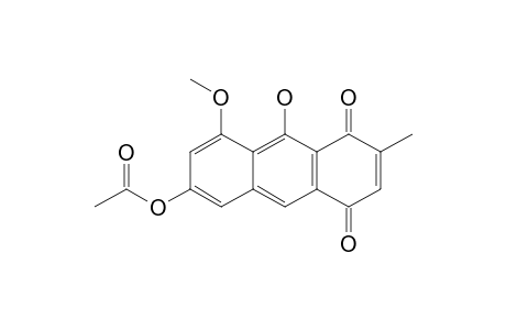 6-Acetoxy-9-hydroxy-8-methoxy-2-methyl-1,4-anthraquinone