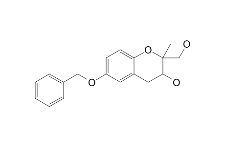 6-BENZYLOXY-3-HYDROXY-2-METHYL-3,4-DIHYDRO-2H-1-BENZOPYRANE-2-METHANOL