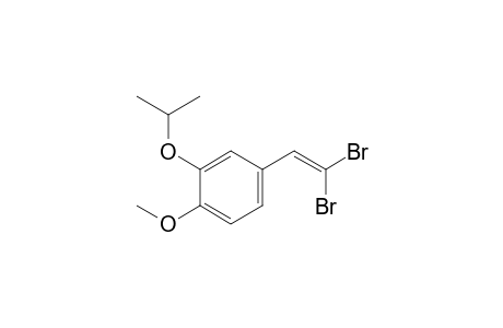 4-(2,2-dibromoethenyl)-1-methoxy-2-propan-2-yloxybenzene