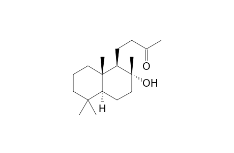 (+)-4-((1R,2R,4aS,8aS)-2-Hydroxy-2,5,5,8a-tetramethyldecahydro-1-naphthylnyl)-2-butanone