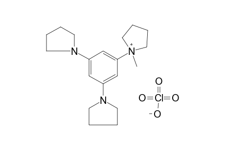 1-(3,5-di-1-pyrrolidinylphenyl)-1-methylpyrrolidinium perchloride