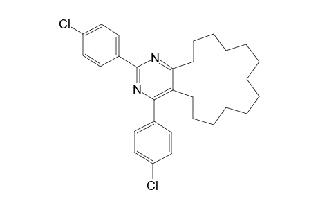 2,4-DI-(4-CHLOROPHENYL)-CYCLOPENTADECYL-[D]-PYRIMIDINE