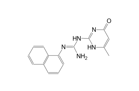 N-(6-methyl-4-oxo-1,4-dihydro-2-pyrimidinyl)-N''-(1-naphthyl)guanidine