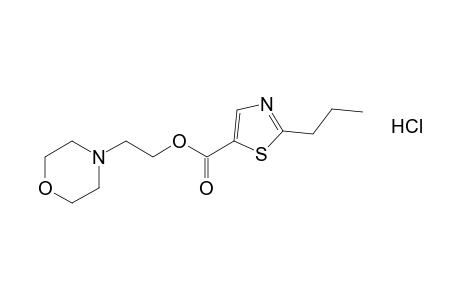 2-propyl-5-thiazolecarboxylic acid, 2-morpholinoethyl ester, monohydrochloride