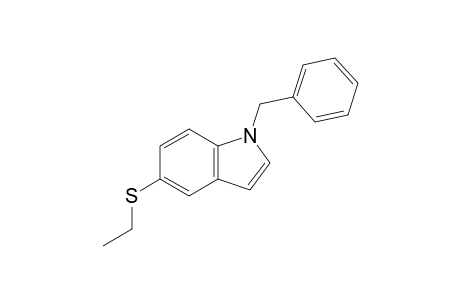 1-Benzyl-5-(ethylthio)-1H-indole