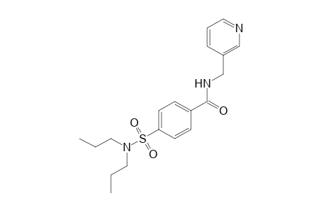 p-(dipropylsulfamoyl)-N-[(3-pyridyl)methyl]benzamide