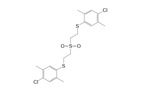 bis{2-[(4-chloro-2,5-xylyl)thio]ethyl}sulfone