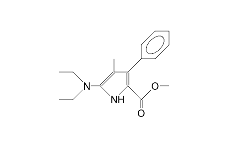 methyl 5-diethylamino-4-methyl-3-phenyl-1H-pyrrole-2-carboxylate