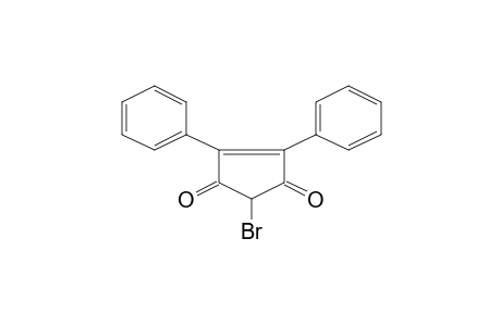 2-Bromo-4,5-diphenyl-4-cyclopentene-1,3-dione