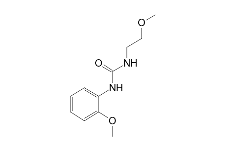 1-(2-methoxyethyl)-3-(o-methoxyphenyl)urea