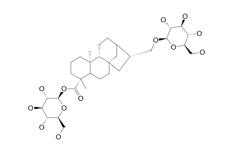 17-O-BETA-D-GLUCOPYRANOSYL-16-BETA-H-ENT-KAURAN-19-OIC-ACID-19-O-BETA-D-GLUCOPYRANOSIDE