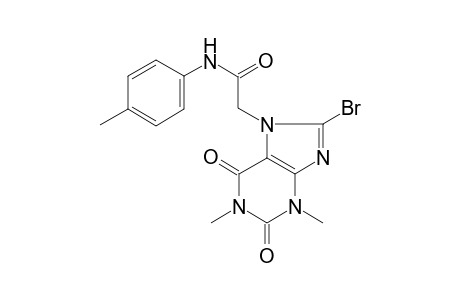 2-(8-Bromo-1,3-dimethyl-2,6-dioxo-1,2,3,6-tetrahydro-7H-purin-7-yl)-N-(4-methylphenyl)acetamide