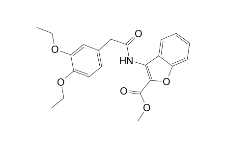 3-[2-(3,4-Diethoxy-phenyl)-acetylamino]-benzofuran-2-carboxylic acid methyl ester
