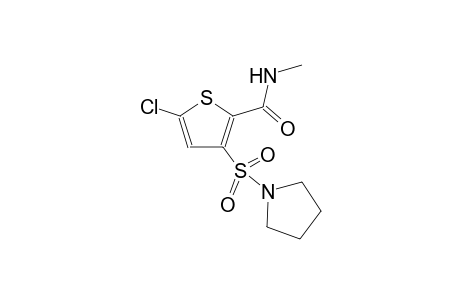 2-thiophenecarboxamide, 5-chloro-N-methyl-3-(1-pyrrolidinylsulfonyl)-