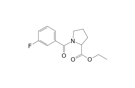 L-Proline, N-(3-fluorobenzoyl)-, ethyl ester