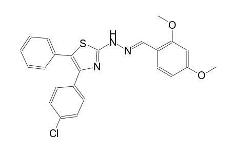 benzaldehyde, 2,4-dimethoxy-, [4-(4-chlorophenyl)-5-phenyl-2-thiazolyl]hydrazone