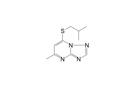 5-Methyl-7-(2-methylpropylsulfanyl)-[1,2,4]triazolo[1,5-a]pyrimidine
