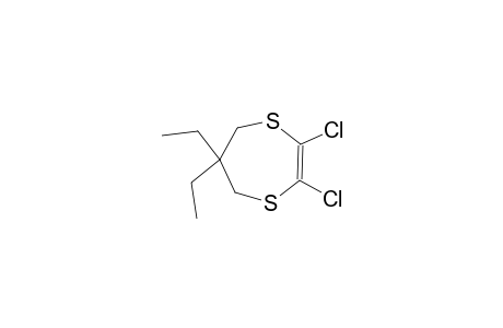 2,3-dichloro-6,6-diethyl-6,7-dihydro-5H-1,4-dithiepin