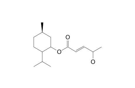 E-(1R,2S,5R)-Menthyl 4-hydroxypent-2-enoate