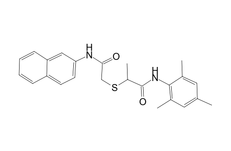 2-[2-(2-naphthylamino)-2-oxo-ethyl]sulfanyl-N-(2,4,6-trimethylphenyl)propanamide