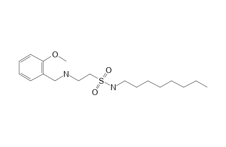 2-[(2-Methoxybenzyl)amino]-N-octylethanesulfonamide