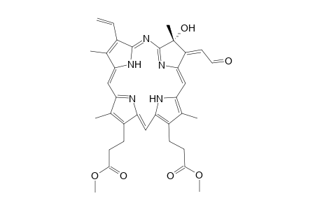 (7R)(E/Z)-5-Aza-7-hydroxyprotoporphyrin 9 dimethyl ester