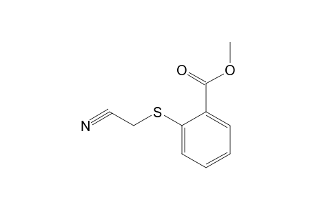 o-[(cyanomethyl)thio]benzoic acid, methyl ester