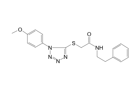 2-[1-(4-Methoxy-phenyl)-1H-tetrazol-5-ylsulfanyl]-N-phenethyl-acetamide