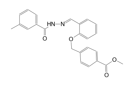 methyl 4-[(2-{(E)-[(3-methylbenzoyl)hydrazono]methyl}phenoxy)methyl]benzoate