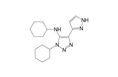 N,1-dicyclohexyl-4-(1H-pyrazol-5-yl)-1H-1,2,3-triazol-5-amine