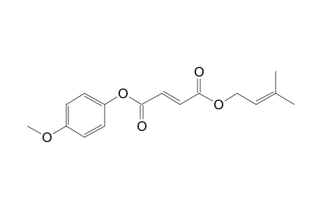 Fumaric acid, 4-methoxyphenyl 3-methylbut-2-en-1-yl ester