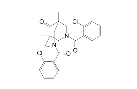 3,7-bis(2-chlorobenzoyl)-1,5-dimethyl-3,7-diazabicyclo[3.3.1]nonan-9-one