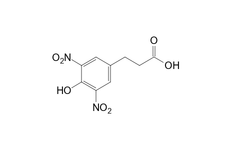 3,5-dinitro-4-hydroxyhydrocinnamic acid