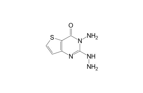 3-amino-2-hydrazino-thieno[3,2-d]pyrimidin-4-one