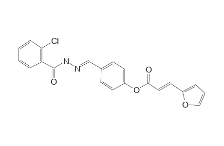 3-Furan-2-yl-acrylic acid 4-[(2-chloro-benzoyl)-hydrazonomethyl]-phenyl ester