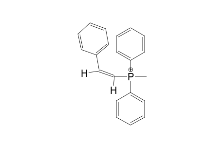 methyl-di(phenyl)-[(Z)-2-phenylethenyl]phosphanium