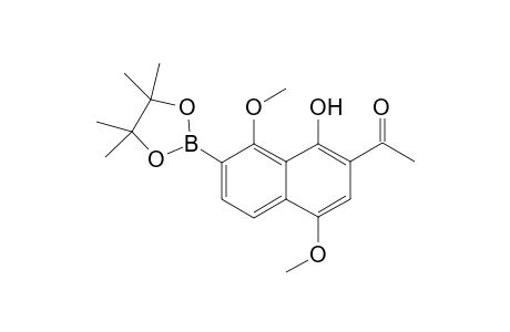 2-ACETYL-4,8-DIMETHOXY-7-(4,4,5,5-TETRAMETHYL-1,3,2-DIOXABORALAN-2-YL)-1-NAPHTHOL