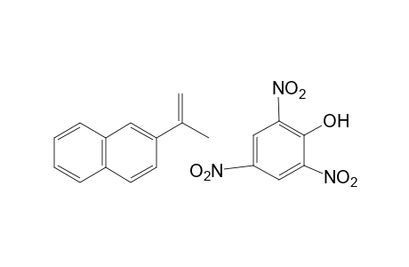 2-Isopropenylnaphthalene, monopicrate