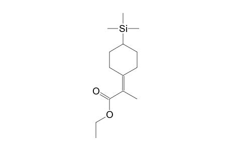 ETHYL-2-[4-(TRIMETHYLSILYL)-CYCLOHEXYLIDENE]-PROPANOATE