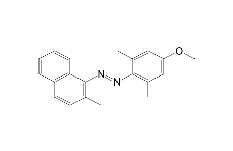 (4-Methoxy-2,6-dimethylphenyl)-(2-methylnaphthalen-1-yl)diazene