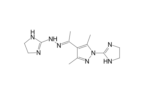 2-imidazolin-2-yl-[(E)-1-[1-(2-imidazolin-2-yl)-3,5-dimethyl-pyrazol-4-yl]ethylideneamino]amine