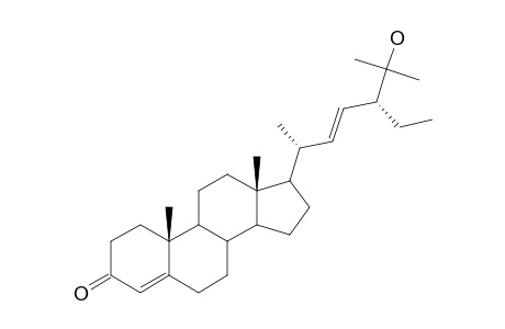 (22E,24-ALPHA)-24-ETHYL-3-OXO-CHOLESTA-4,22(23)-DIEN-25-OL