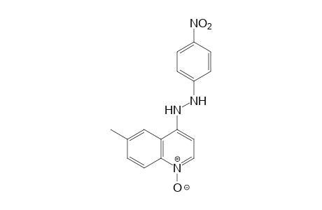 6-methyl-4-[2-(p-nitrophenyl)hydrazino]quinoline-1-oxide