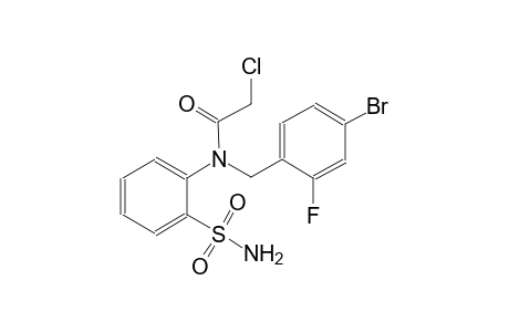 acetamide, N-[2-(aminosulfonyl)phenyl]-N-[(4-bromo-2-fluorophenyl)methyl]-2-chloro-